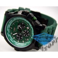 Годинники FLIEGER Авіатор хронограф, зелені