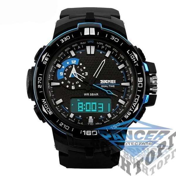Часы Skmei 1081 Black-Blue - 2593031