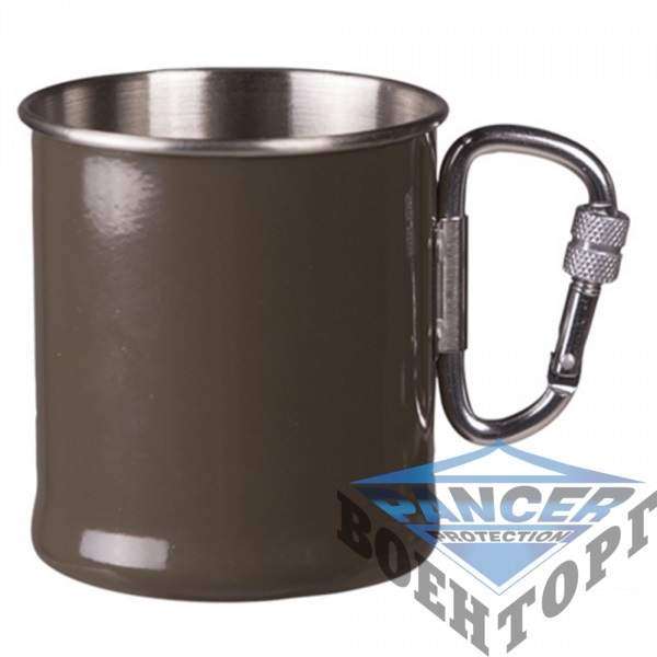Чашка MIL-TEC Karabiner Cup 250 ml OD - 2593042