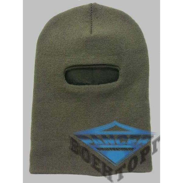 Шапка феска (балаклава) вязаная хаки - 2593143