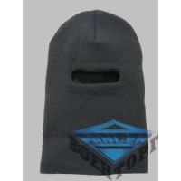 Шапка феска (балаклава) вязаная черная