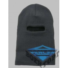 Шапка феска (балаклава) в'язана чорна