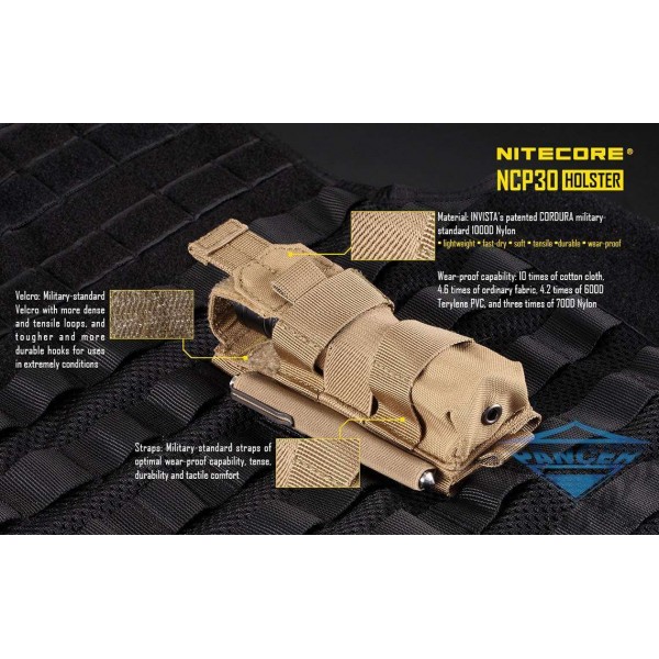 Чехол тактический многофункциональный Nitecore NCP30, хаки - 2593162 Чехол тактический многофункциональный Nitecore NCP30, хаки - 2593162