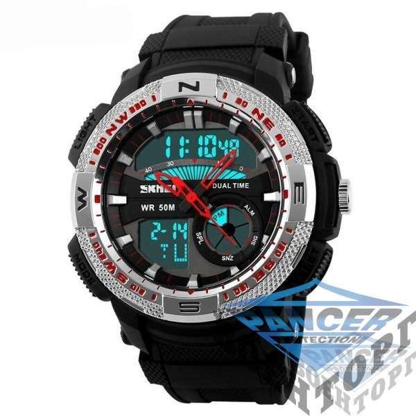 Часы Skmei 1109 Black-Steel - 2593205