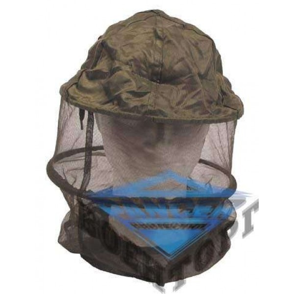 Капелюх з антимоскітною сіткою US mosquito head net , olive , metal ring , as new - 2593264