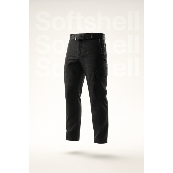 Штаны черные тактические Soft Shell - 2593311
