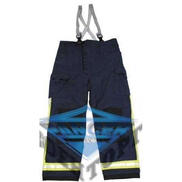 Штаны пожарника Brit. Firemen pants , blue , gebr - 2593313