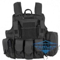 Бронежилет CIRAS Цирас чорний 6 класу захисту