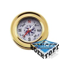 Компас TSC - 8 (металлический, диаметр 60мм, золотой)