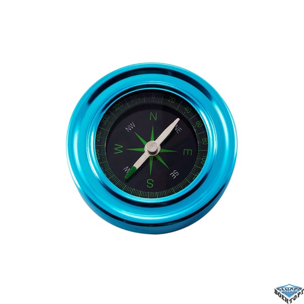 Компас TSC - 7 (металлический, диаметр 60мм, синий) - 2786411