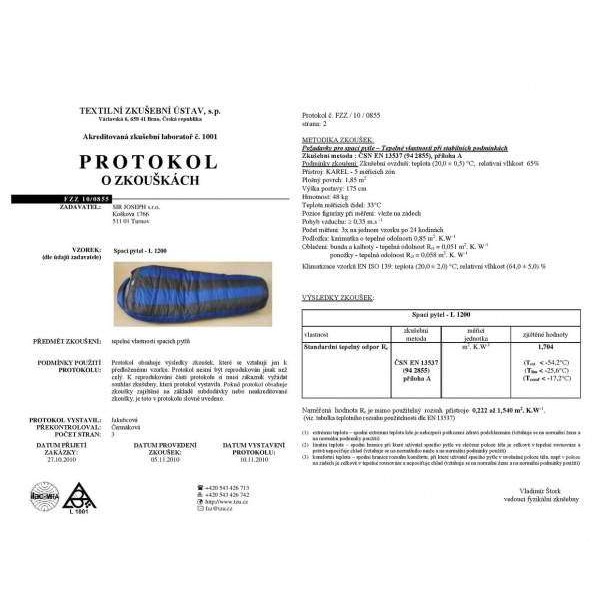 Спальний мішок Sir Joseph Looping II 1200/190/-26&"#176;C Grey/Red (Left) - 2966295 Спальний мішок Sir Joseph Looping II 1200/190/-26&"#176;C Grey/Red (Left) - 2966295