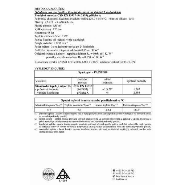 Спальный мешок Sir Joseph Paine 900/190/-12.4&"#176;C Brown/Turquoise (Right) - 2966301