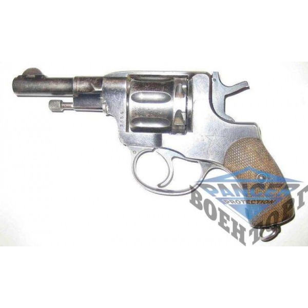 Револьвер под патрон Флобера Наган Гром НКВД укороченный - 2966363
