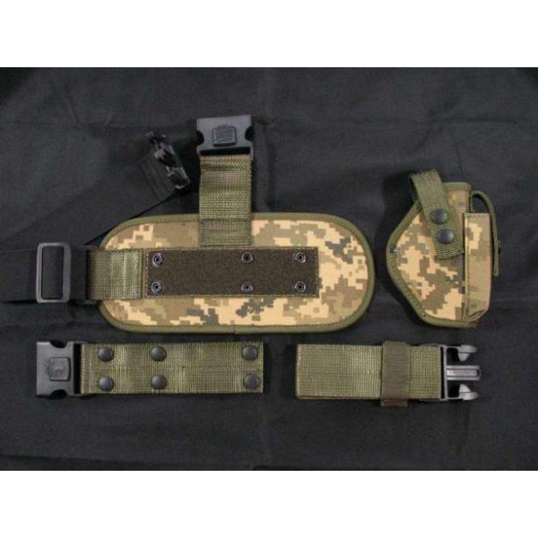 Кобура стегновий ПМ (oxford 600D, піксель темний) - 2966386