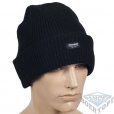 Шапка зимова чорна з підкладкою Thinsulate™