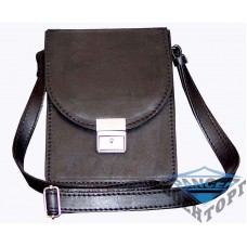 Барсетка кожаная плечевая- поясная (ПМ, ФОРТ-12, РР, ПГШ, Эрма 459)