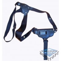 Кобура оперативна шкіряна універсальна з комбінованими кріпленням (зі скобою) Ср 99