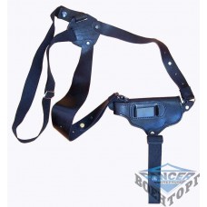 Кобура оперативная кожаная универсальная с комбинированными креплением (со скобой) Ср 99