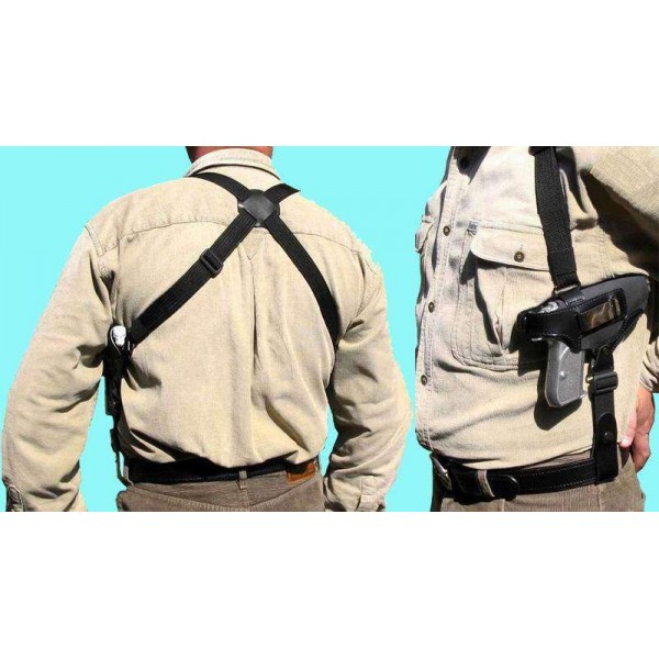 Кобура оперативная кожаная универсальная с синтетическим креплением (со скобой) СР99 - 2996557 Кобура оперативная кожаная универсальная с синтетическим креплением (со скобой) СР99 - 2996557