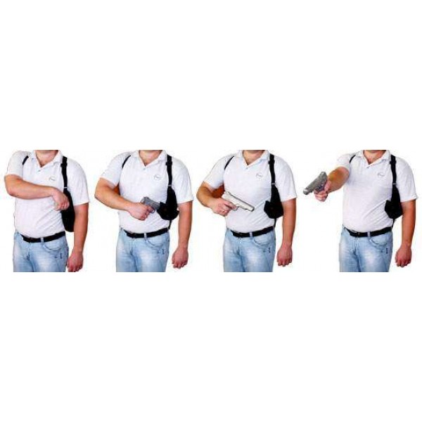 Кобура оперативна синтетична тришарова поворотна з синтетичним кріпленням вертикальна ФОРТ2103 - 2996672