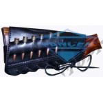 Патронташ кожаный на пример с тиснением 7,62к * 6 патр.