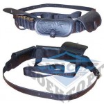 Патронташ кожаный однорядный с тиснением 12 к * 18 патр.