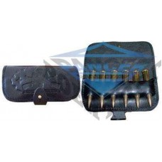 Подсумок кожаный с тиснением 7,62к * 6 патр.