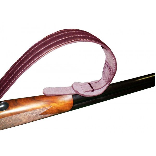 Ремень ружейный кожаный с фиксатором для руки с подклад (замша) со специальными креплением - 2996863 Ремень ружейный кожаный с фиксатором для руки с подклад (замша) со специальными креплением - 2996863