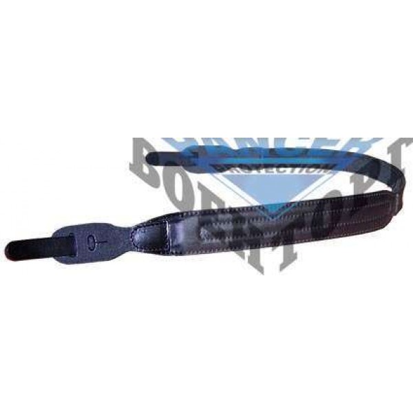 Ремень ружейный кожаный с фиксатором для руки с подклад (замша) со специальными креплением - 2996863