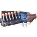 Патронташ кожаный на пример с тиснением 12 к * 6 патр.