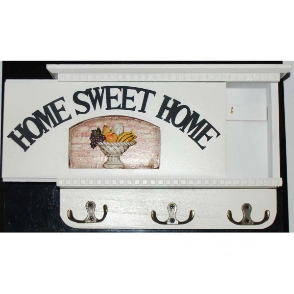 KC7008D Ключница с выдвижной панелью (деревянная) - 2999212