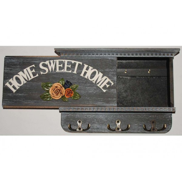 KC7008A Ключница с выдвижной панелью (деревянная) - 2999215 KC7008A Ключница с выдвижной панелью (деревянная) - 2999215