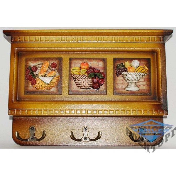 KC7008E Ключниця з висувною панеллю (дерев'яна) - 2999218