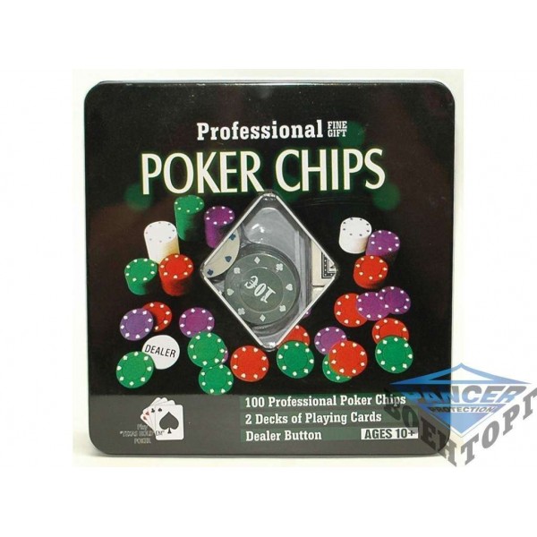 i5-45 Набір для покеру 100 фішок - 2999313