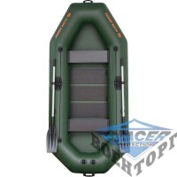 Надувная гребная лодка Kolibri К-280Т ЗЕЛЕНАЯ/КАМУФЛЯЖ