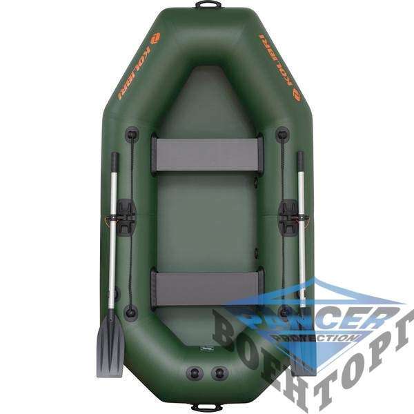 Надувная гребная лодка Kolibri К-240 ЗЕЛЕНАЯ/КАМУФЛЯЖ - 3008576