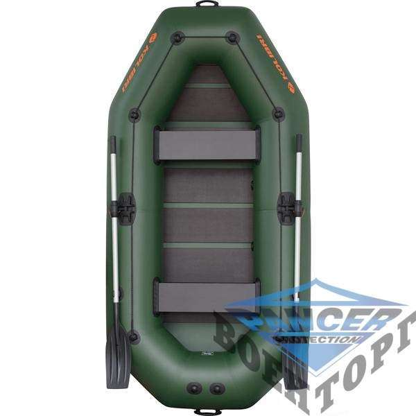 Надувная гребная лодка Kolibri К-280СT ЗЕЛЕНАЯ/КАМУФЛЯЖ - 3008587