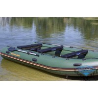 Надувная моторна лодка   Kolibri КМ-400DSL ЗЕЛЕНАЯ/КАМУФЛЯЖ