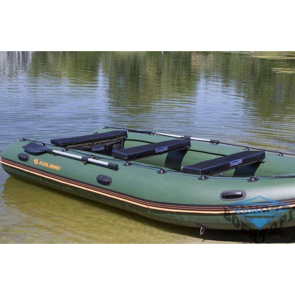 Надувная моторна лодка Kolibri КМ-400DSL ЗЕЛЕНАЯ/КАМУФЛЯЖ - 3008591