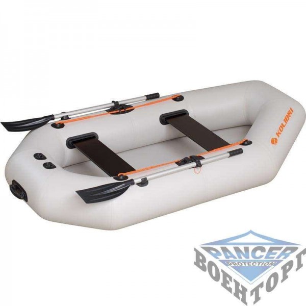 Гребний човен надувний (з пайолом слань-килимок) Kolibri ДО-220 КОЛЬОРОВА - 3008596