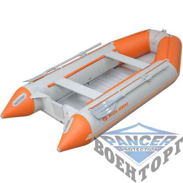 Надувная моторна лодка (с фанер. пайолом) Kolibri КМ-330D ЦВЕТНАЯ - 3008619