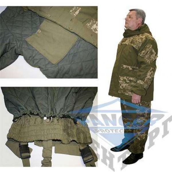 Костюм горка зимний, съемная подстежка - 3008673