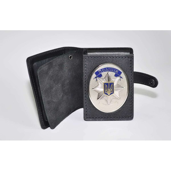 Обкладинка НПУ (під жетон + удост. кат.) комбінована - 3008679