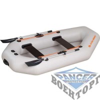 Гребний човен надувний (з пайолом слань-килимок) Kolibri ДО-260Т КОЛЬОРОВА