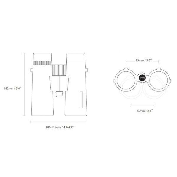 Бінокль Hawke Nature Trek 10x42 Top Hinge (Green) - 3028517