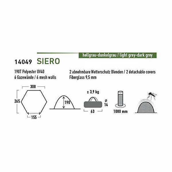 Палатка High Peak Siero - 3028558