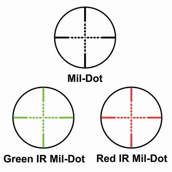Приціл оптичний Barska Blackhawk 3-9x32 (IR Mil-Dot R/G) - 3028578