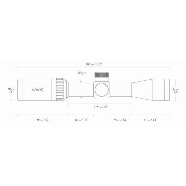Приціл оптичний Hawke Vantage 2-7x32 (30/30) - 3028587 Приціл оптичний Hawke Vantage 2-7x32 (30/30) - 3028587