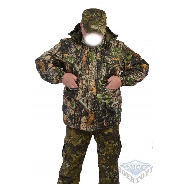 Куртка-жилет KODOR рис. Зеленый лист - 3049097