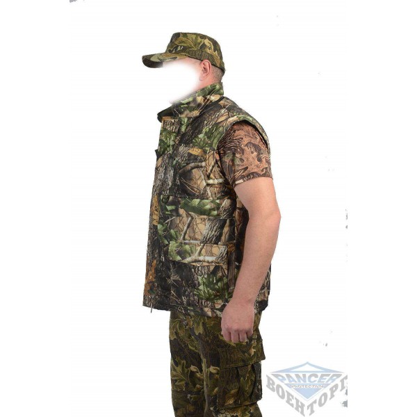 Куртка-жилет KODOR рис. Зеленый лист - 3049097